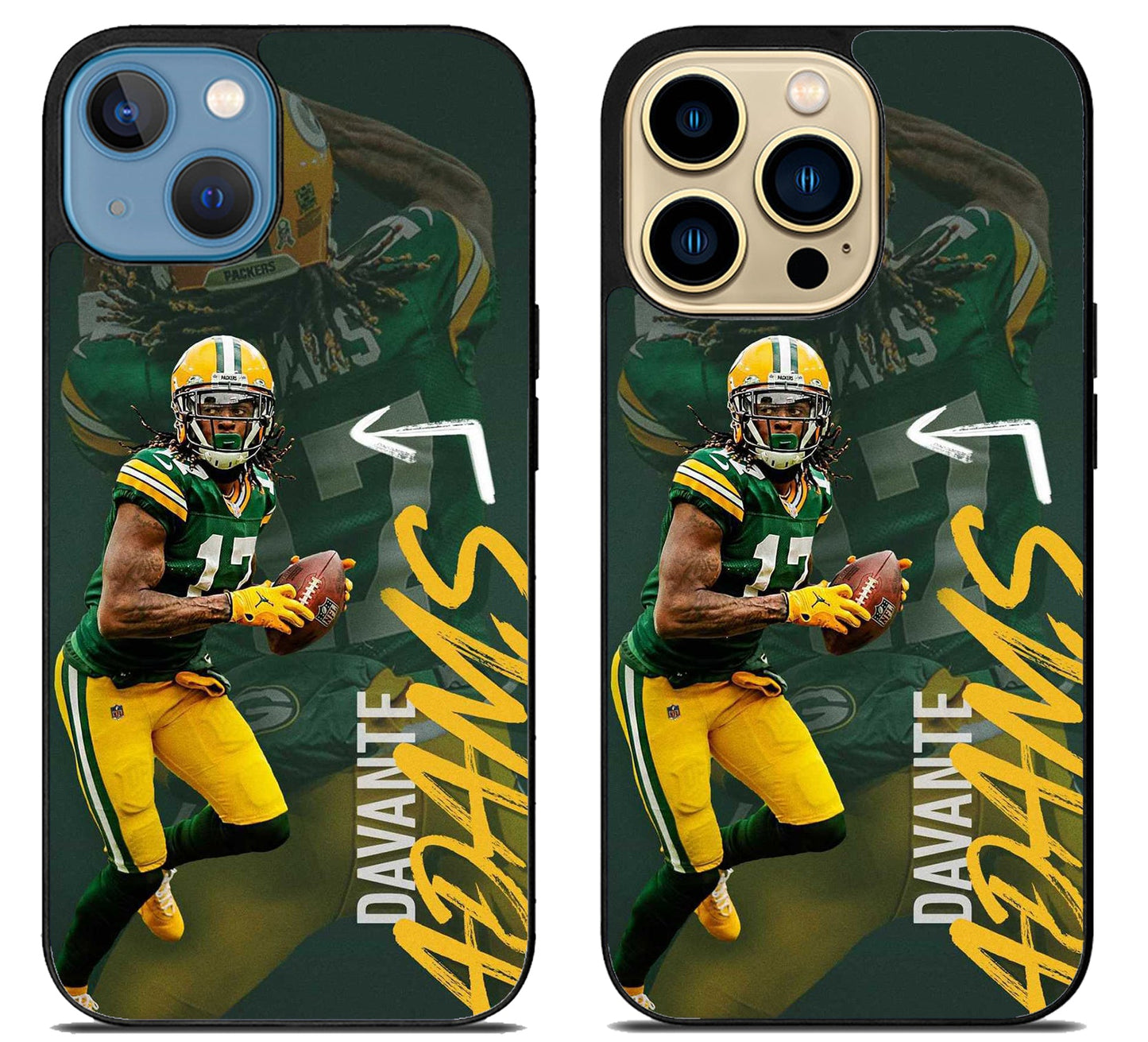 Davante Adams Background iPhone 14 | 14 Plus | 14 Pro | 14 Pro Max Case