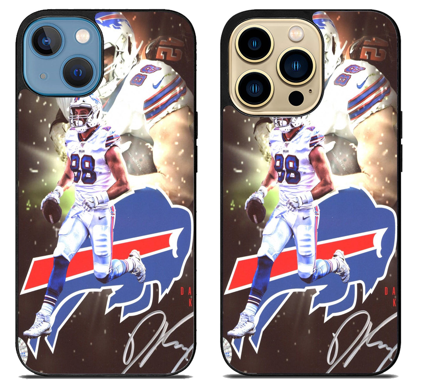 Dawson Knox Buffalo Bills Signature iPhone 14 | 14 Plus | 14 Pro | 14 Pro Max Case