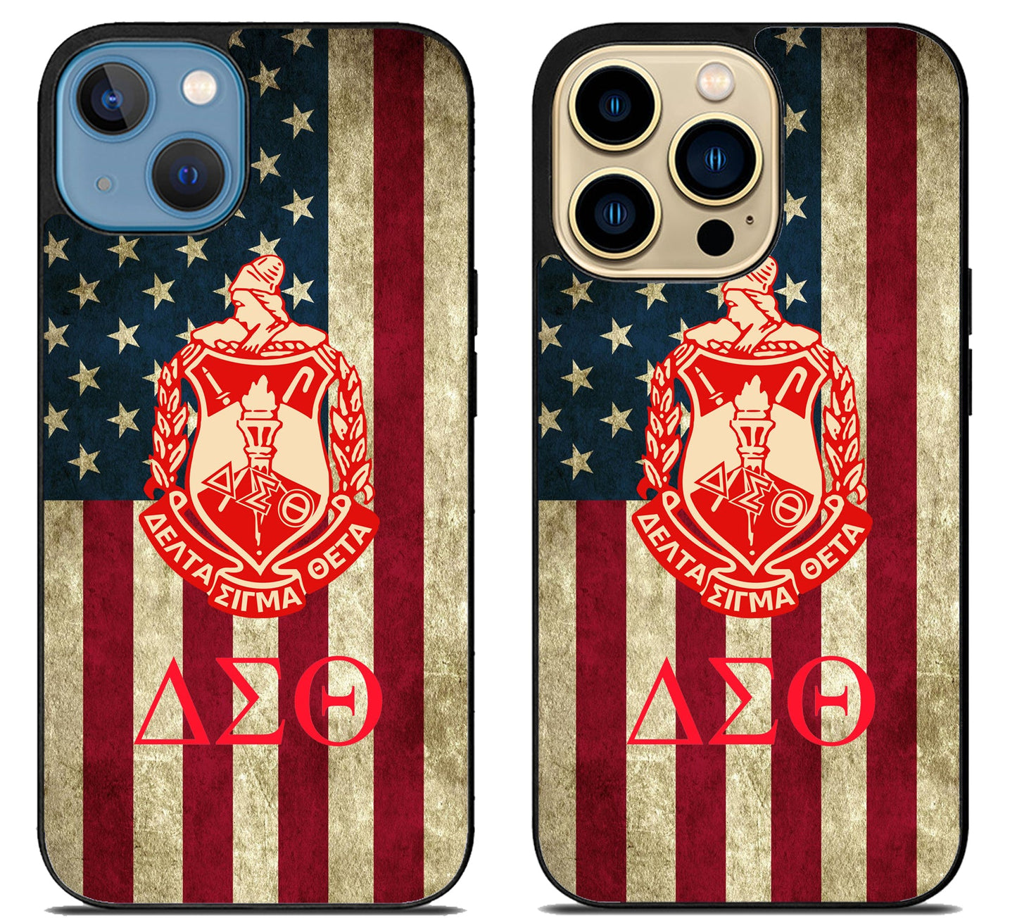 Delta Sigma Theta Flag iPhone 14 | 14 Plus | 14 Pro | 14 Pro Max Case