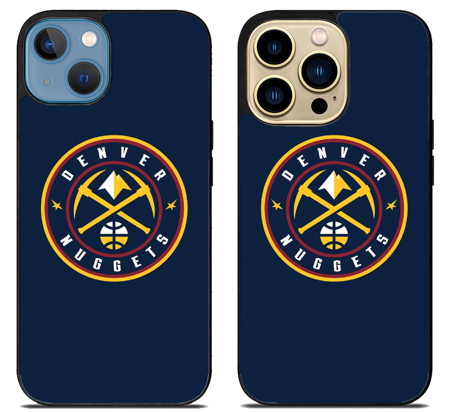 Denver Nuggets Logo Blue iPhone 14 | 14 Plus | 14 Pro | 14 Pro Max Case