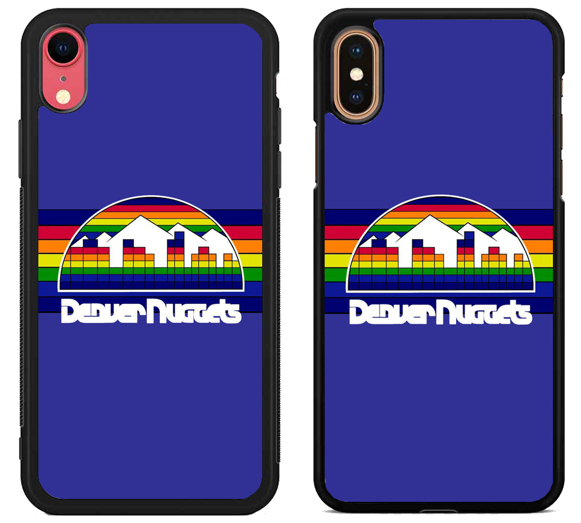 Denver Nuggets Logo Striped iPhone X | XS | XR | XS Max Case