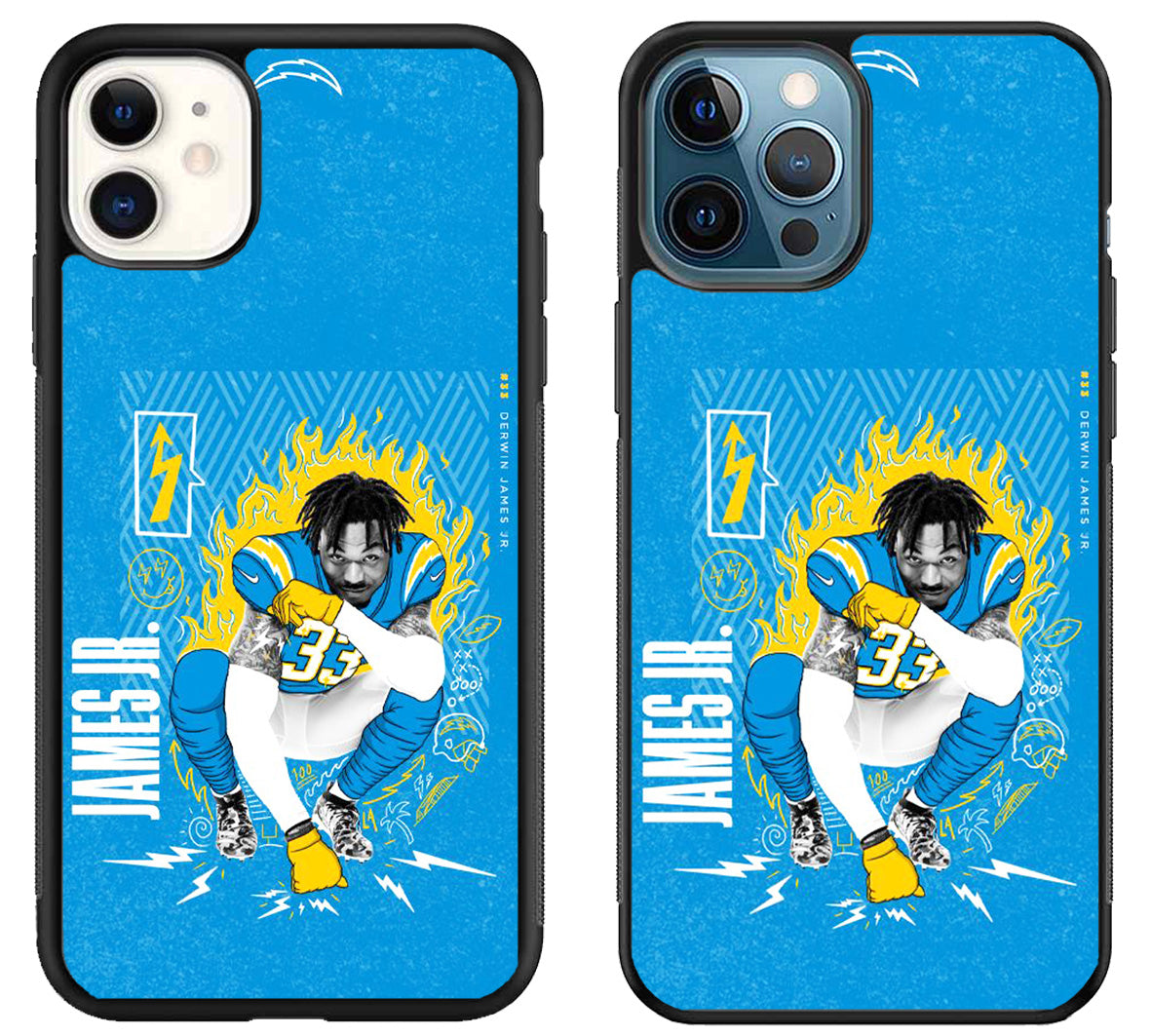 Derwin James Jr LA Chargers iPhone 11 | 11 Pro | 11 Pro Max Case
