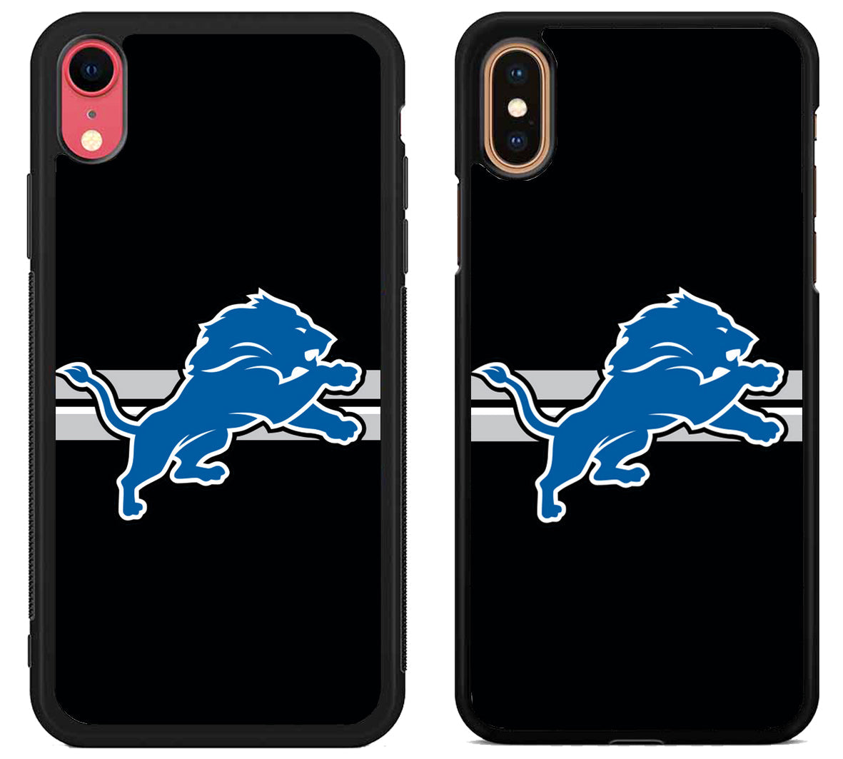 Detroit Lions Black iPhone X | XS | XR | XS Max Case