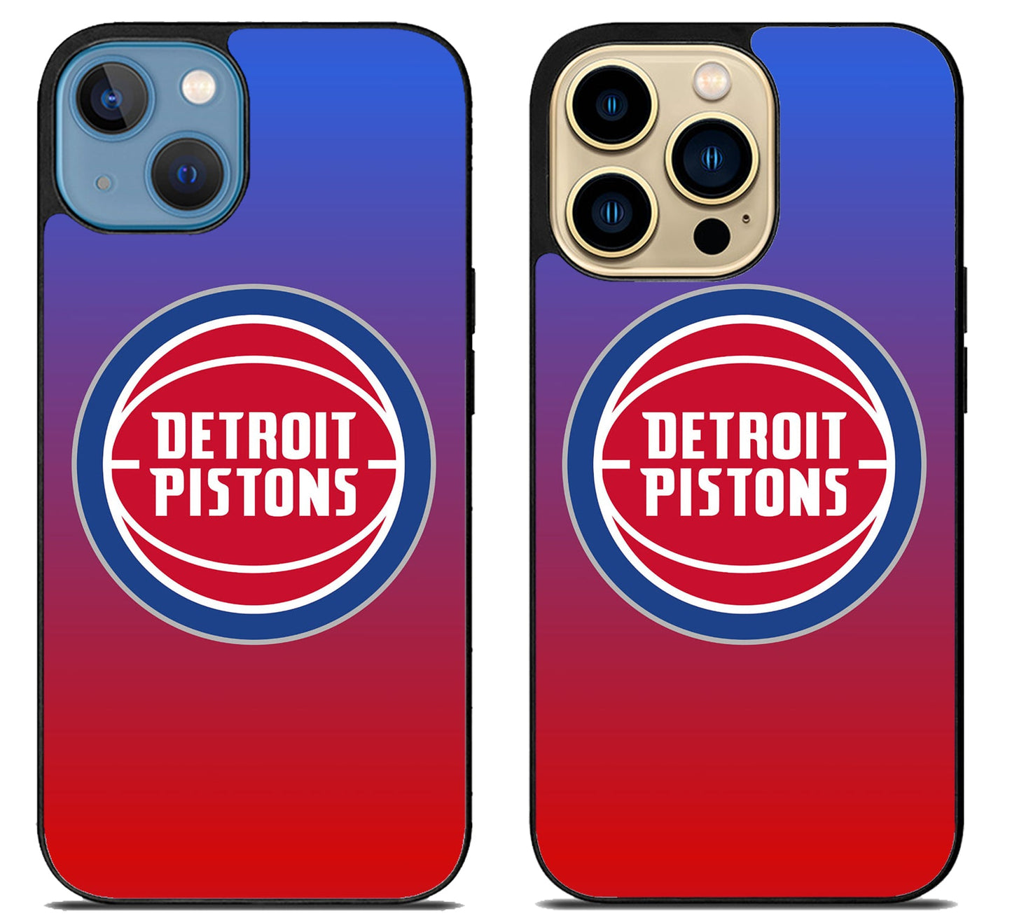 Detroit Pistons Logo Color iPhone 14 | 14 Plus | 14 Pro | 14 Pro Max Case