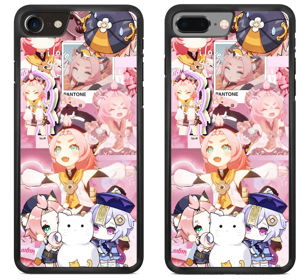 Diona Genshin Impact Collage iPhone 8 | iPhone 8 Plus Case