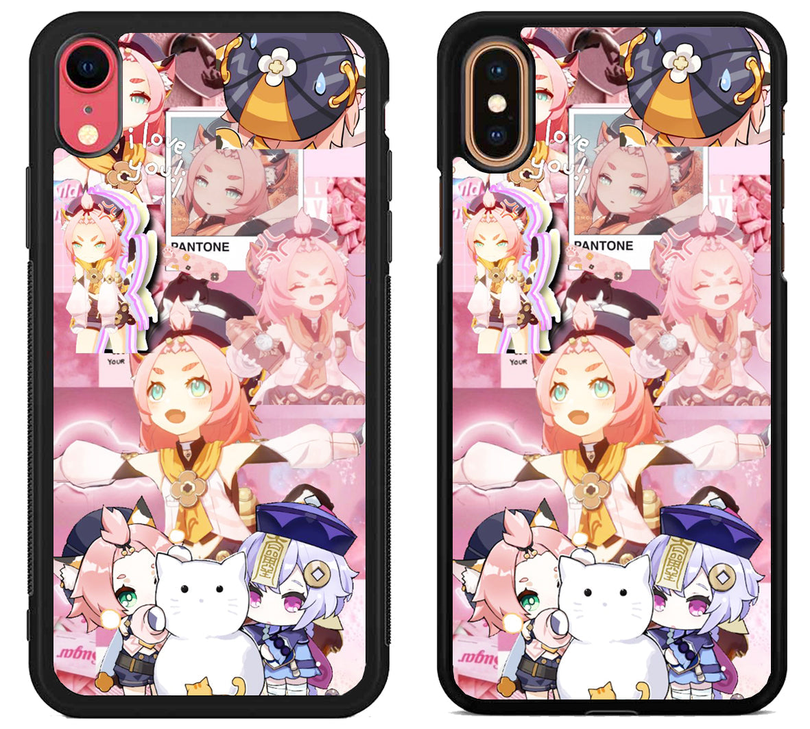 Diona Genshin Impact Collage iPhone X | Xs | Xr | Xs Max Case