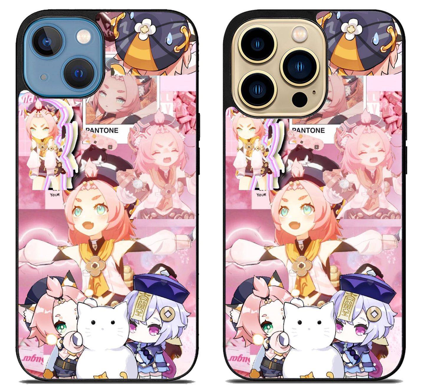 Diona Genshin Impact Collage iPhone 14 | 14 Plus | 14 Pro | 14 Pro Max Case