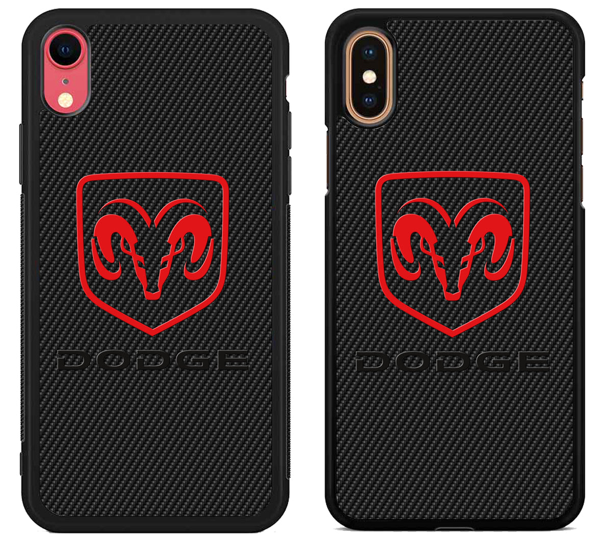 Dodge Black Carbon iPhone X | XS | XR | XS Max Case