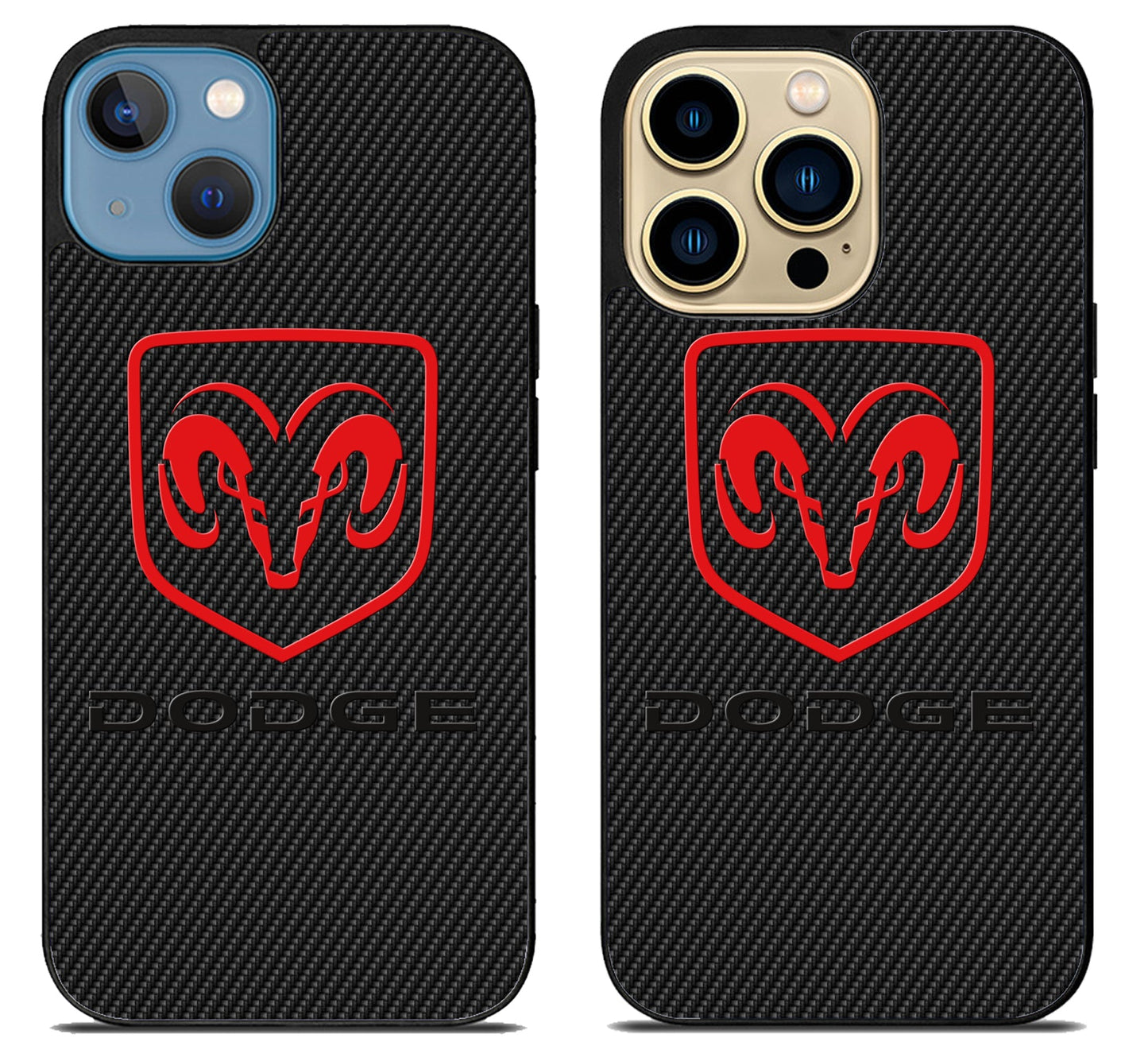 Dodge Black Carbon iPhone 14 | 14 Plus | 14 Pro | 14 Pro Max Case