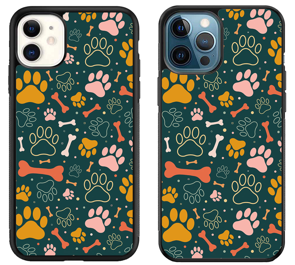 Dog Paw Pattern iPhone 11 | 11 Pro | 11 Pro Max Case