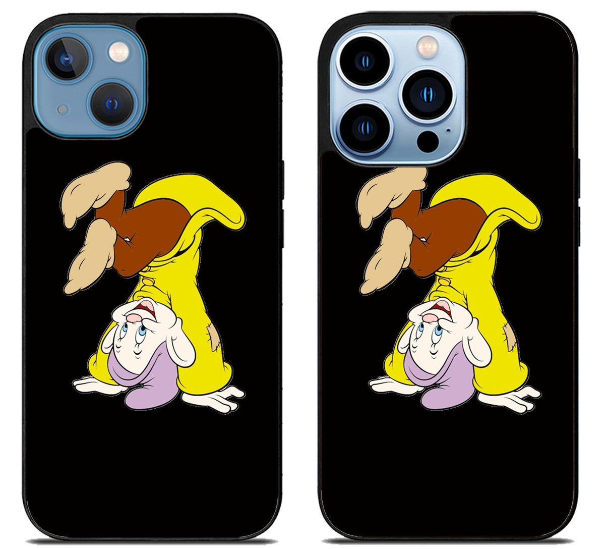 Dopey Snow White Black iPhone 13 | 13 Mini | 13 Pro | 13 Pro Max Case