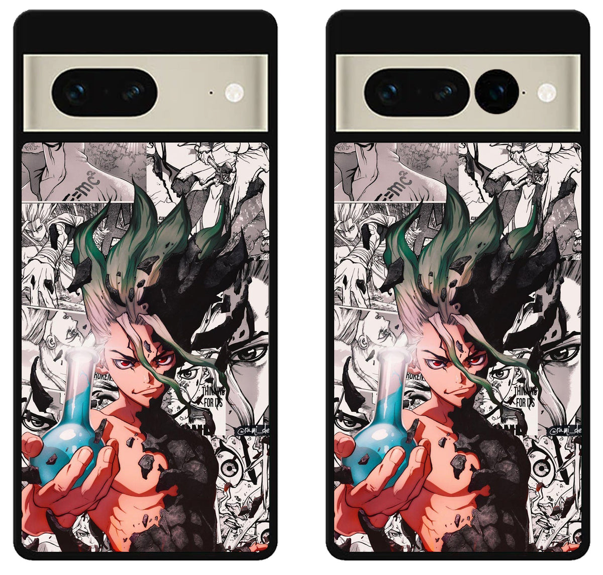 Dr Stone Collage Google Pixel 7 | 7 Pro Case
