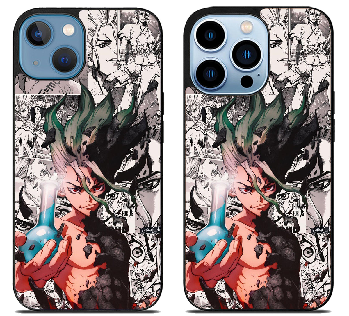 Dr Stone Collage iPhone 13 | 13 Mini | 13 Pro | 13 Pro Max Case