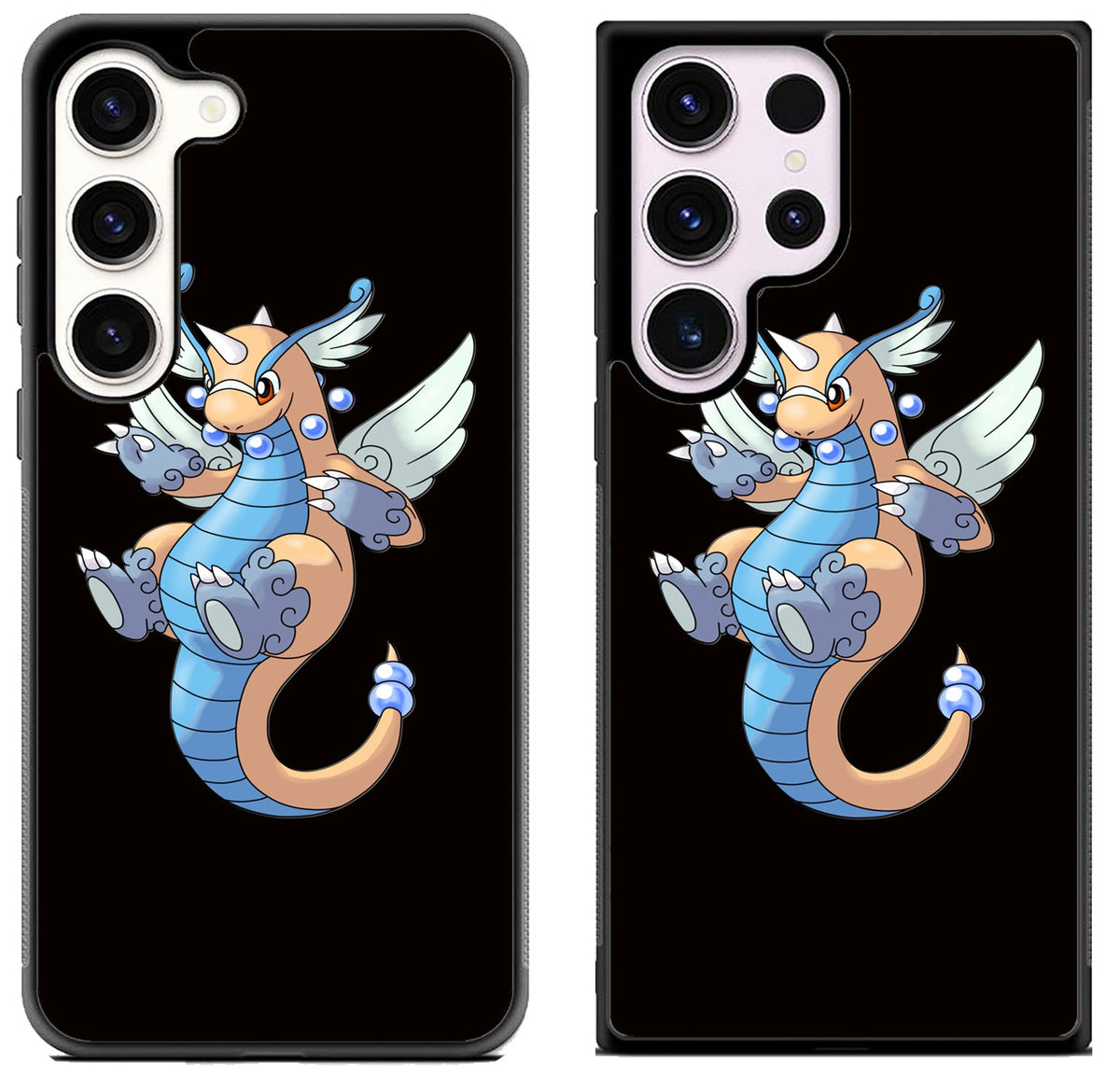 Dragonite Pokemon Black Samsung Galaxy S23 | S23+ | S23 Ultra Case