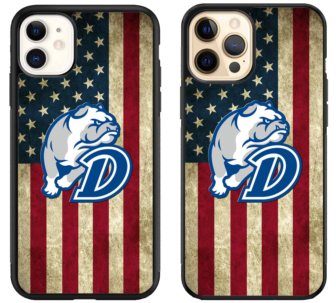 Drake Bulldogs Flag iPhone 12 | 12 Mini | 12 Pro | 12 Pro Max Case