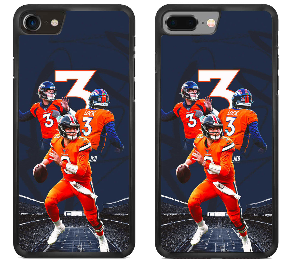 Drew Lock Denver Broncos Collage iPhone 8 | iPhone 8 Plus Case