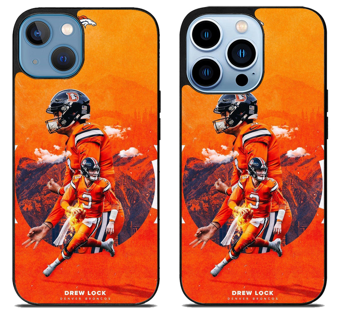 Drew Lock Denver Broncos iPhone 13 | 13 Mini | 13 Pro | 13 Pro Max Case