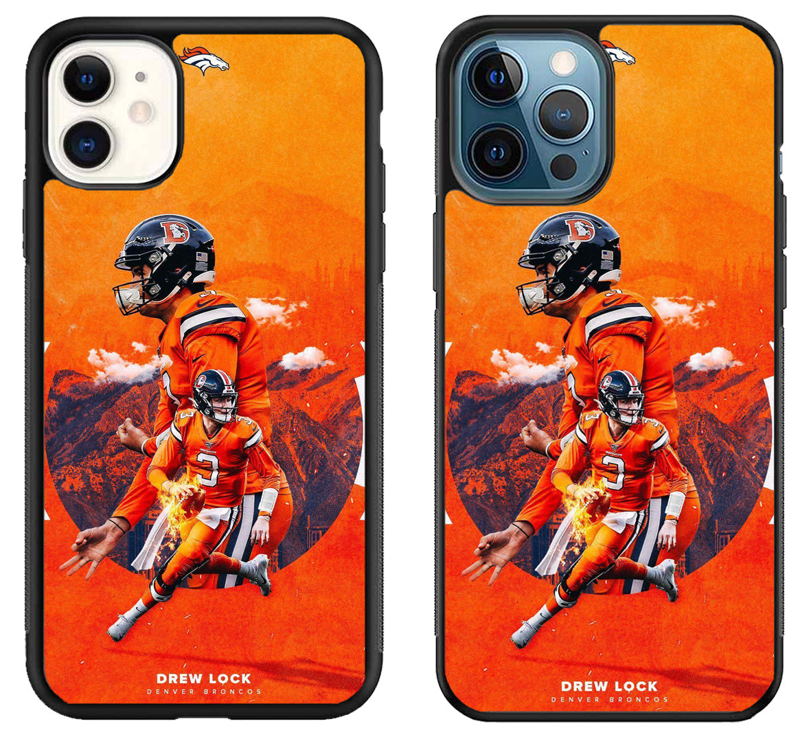 Drew Lock Denver Broncos Wallpaper iPhone 11 | 11 Pro | 11 Pro Max Case