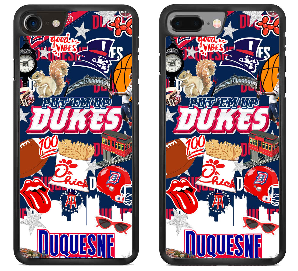 Duquesne Dukes Collage iPhone 8 | iPhone 8 Plus Case