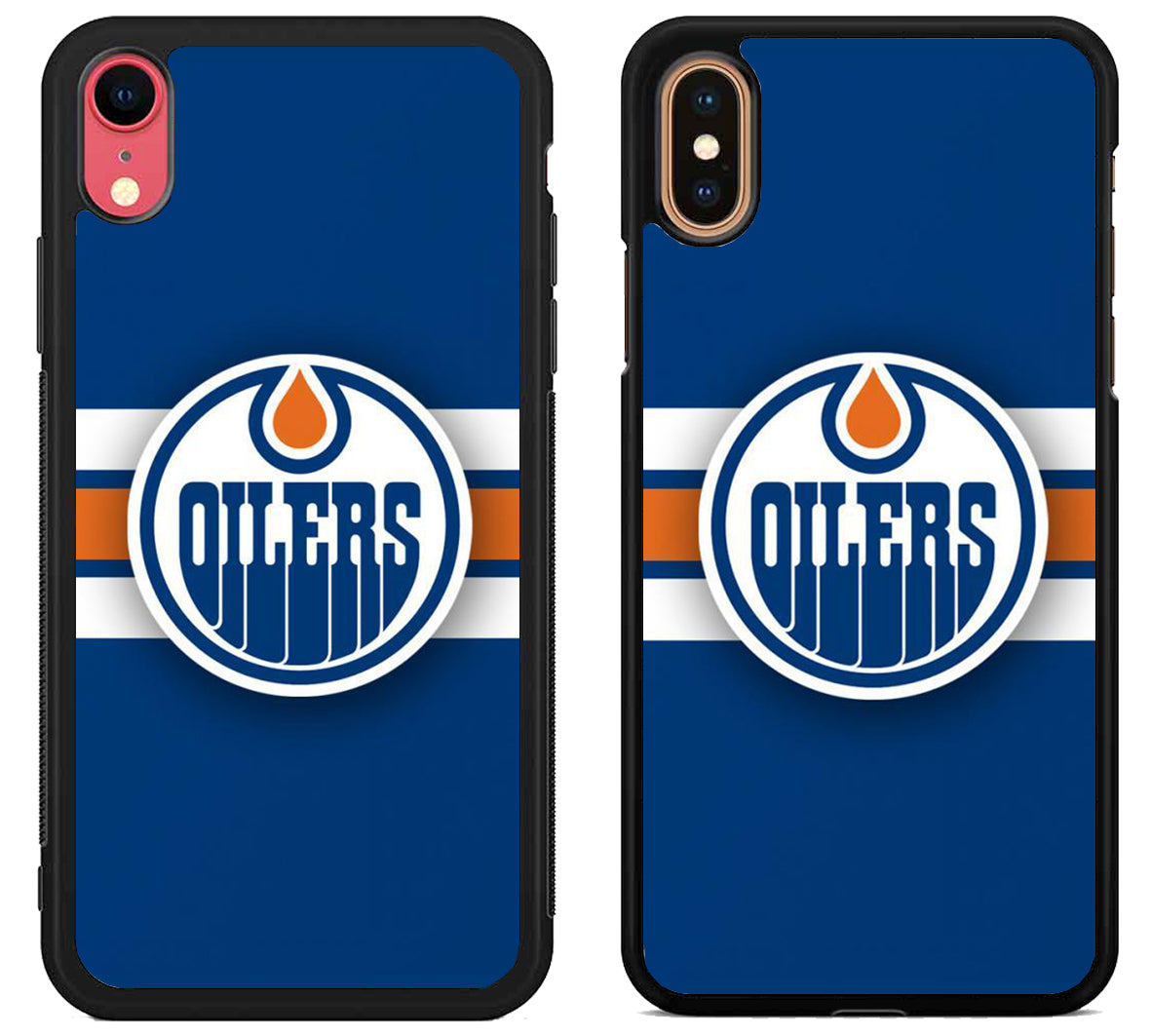 Edmonton Oilers Sriped iPhone X | XS | XR | XS Max Case