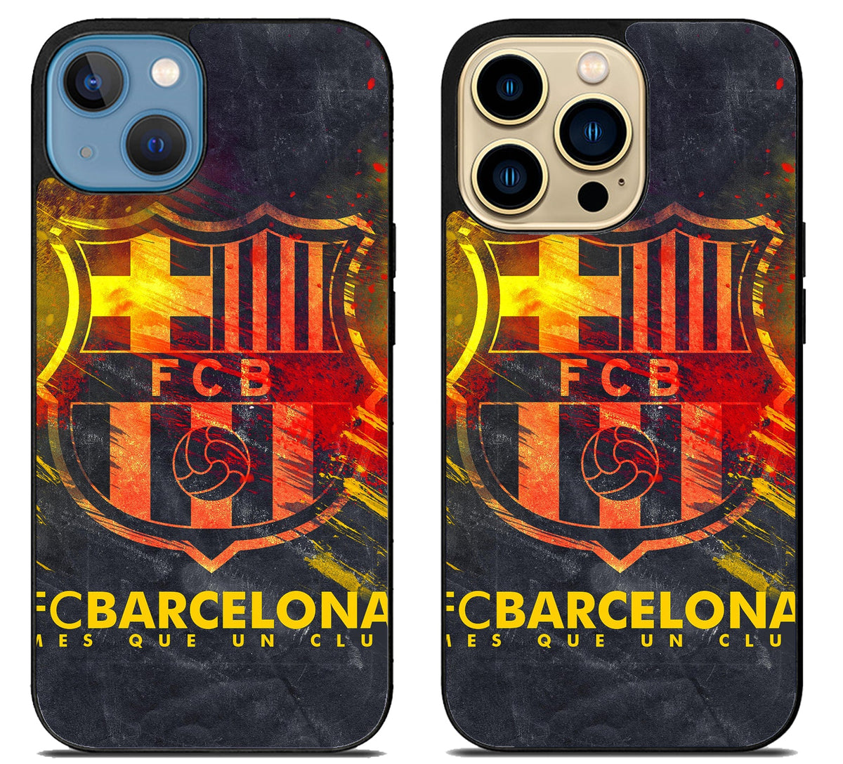 FC Barcelona Background iPhone 14 | 14 Plus | 14 Pro | 14 Pro Max Case