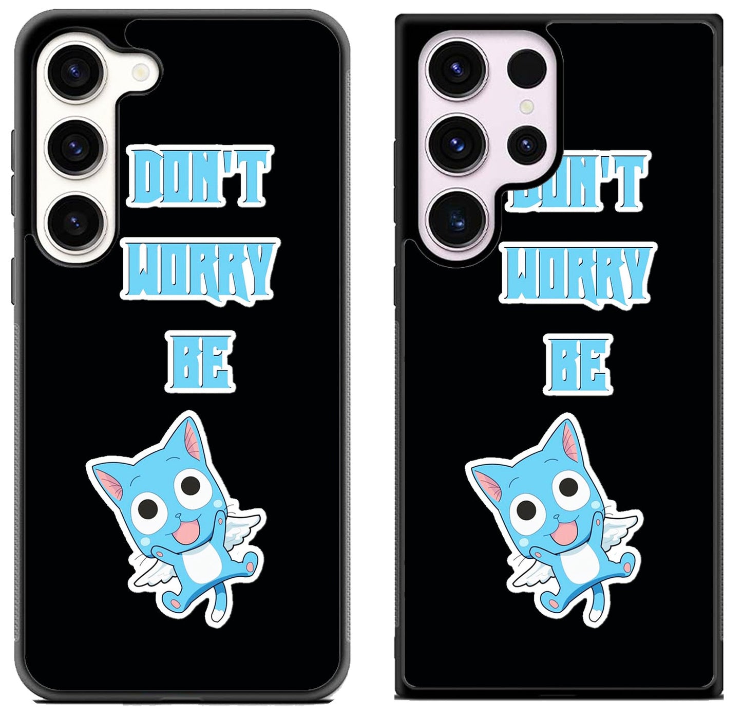 Fairy Tail Cat Dont Worry Be Happy Samsung Galaxy S23 | S23+ | S23 Ultra Case