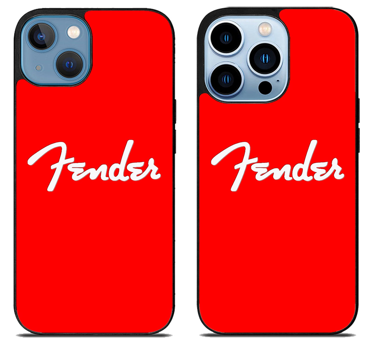 Fender Logo Red iPhone 13 | 13 Mini | 13 Pro | 13 Pro Max Case