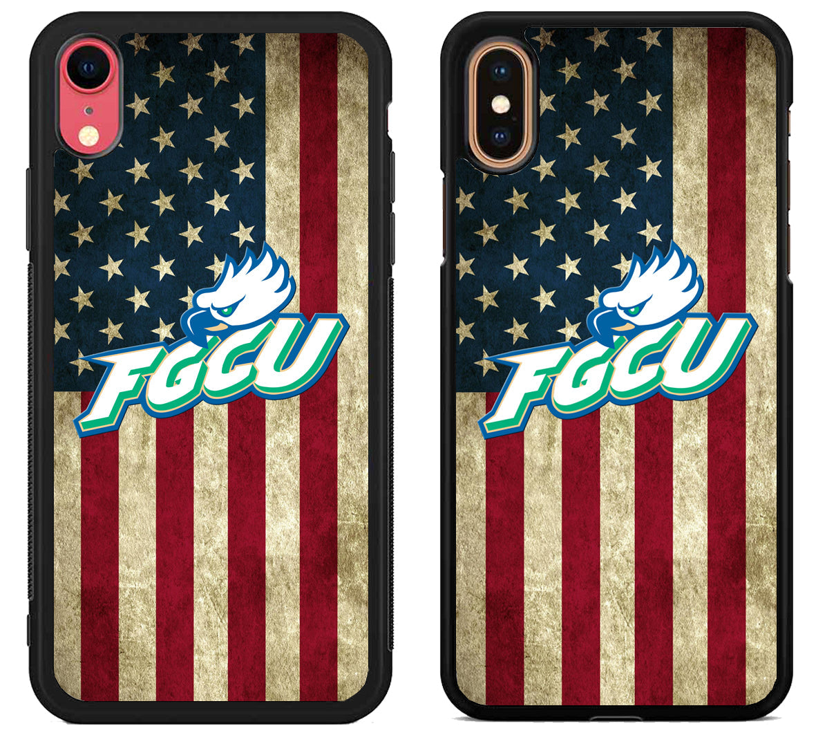 Florida Gulf Coast Eagles Flag iPhone X | Xs | Xr | Xs Max Case