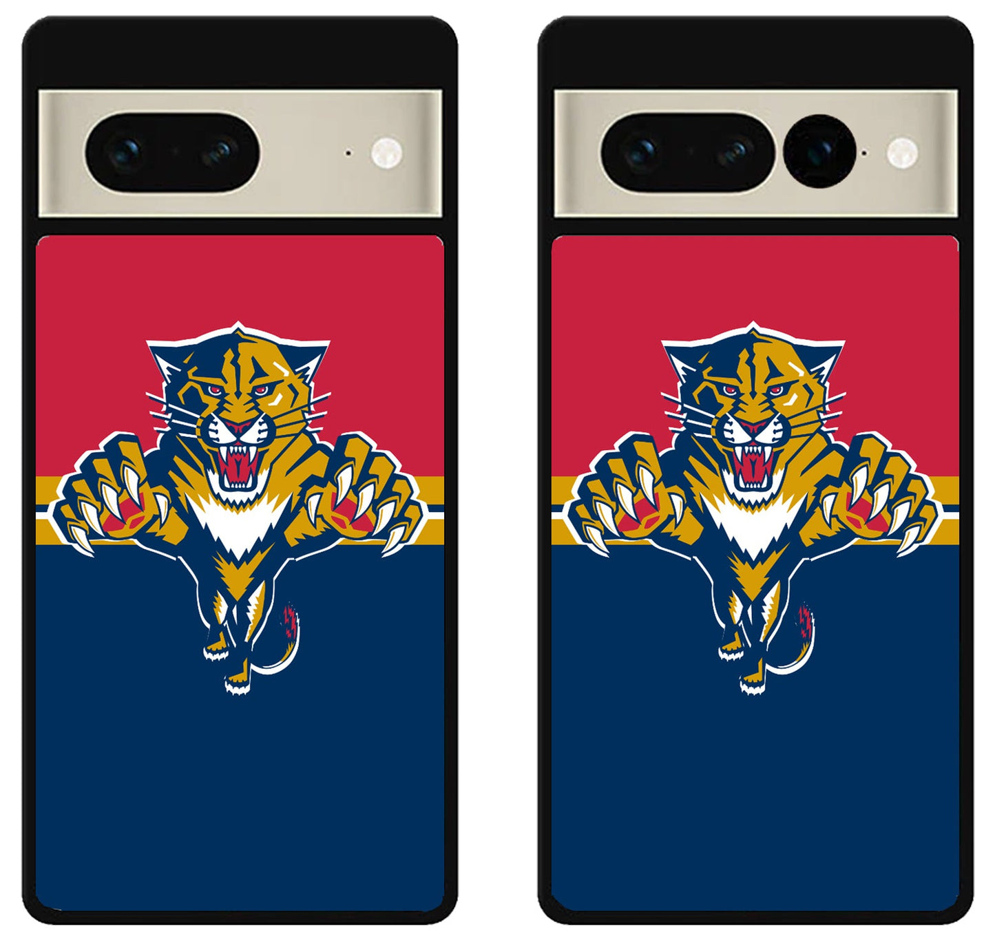 Florida Panthers Logo Striped Google Pixel 7 | 7 Pro Case