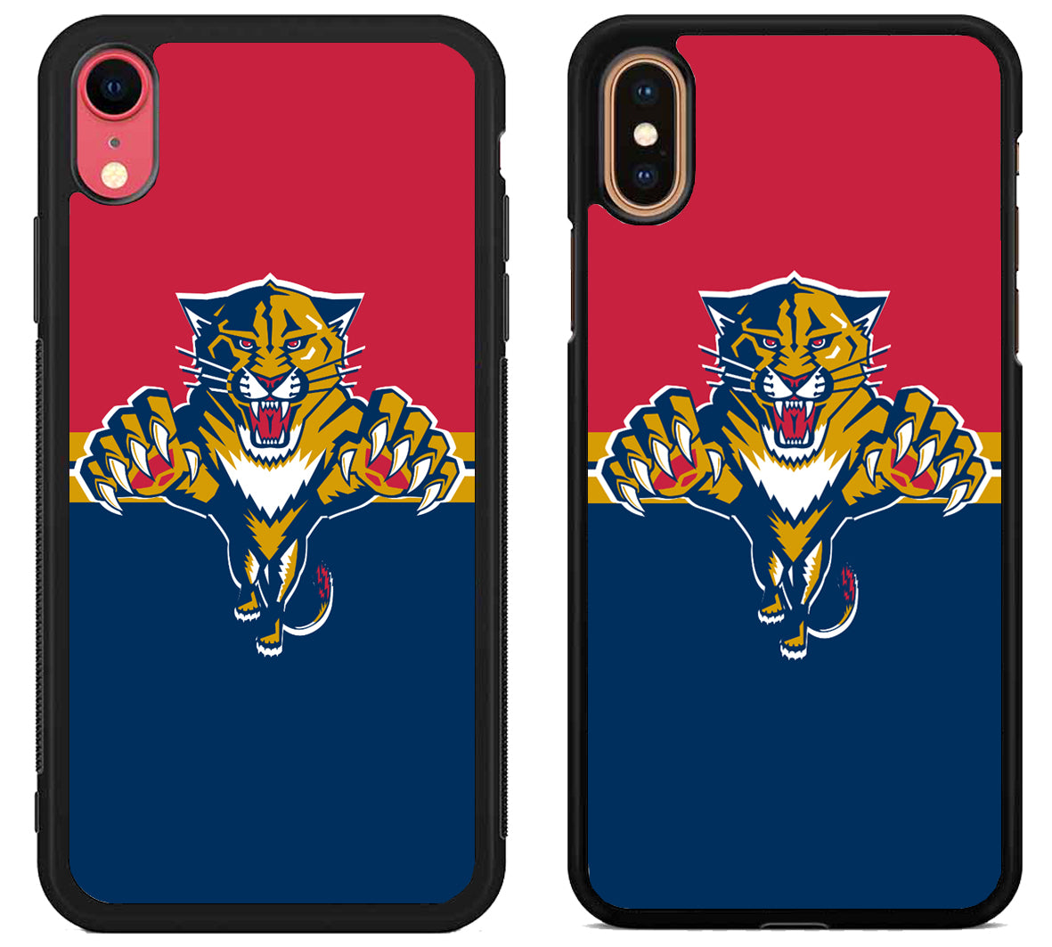 Florida Panthers Logo Striped iPhone X | Xs | Xr | Xs Max Case