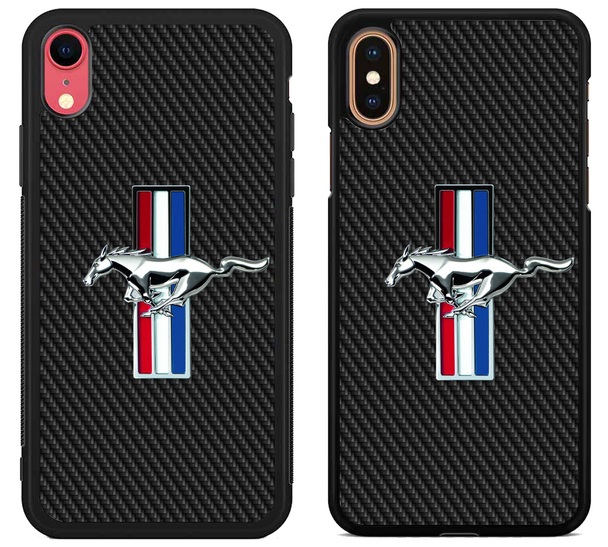 Ford Mustang Carbon Logo iPhone X | Xs | Xr | Xs Max Case