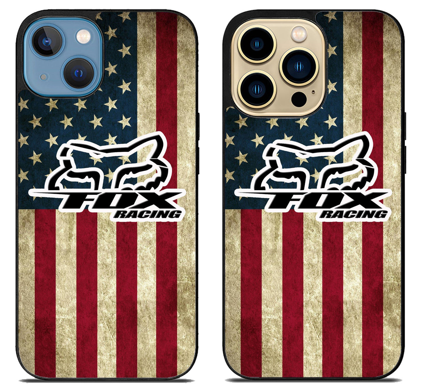 Fox Racing Flag iPhone 14 | 14 Plus | 14 Pro | 14 Pro Max Case