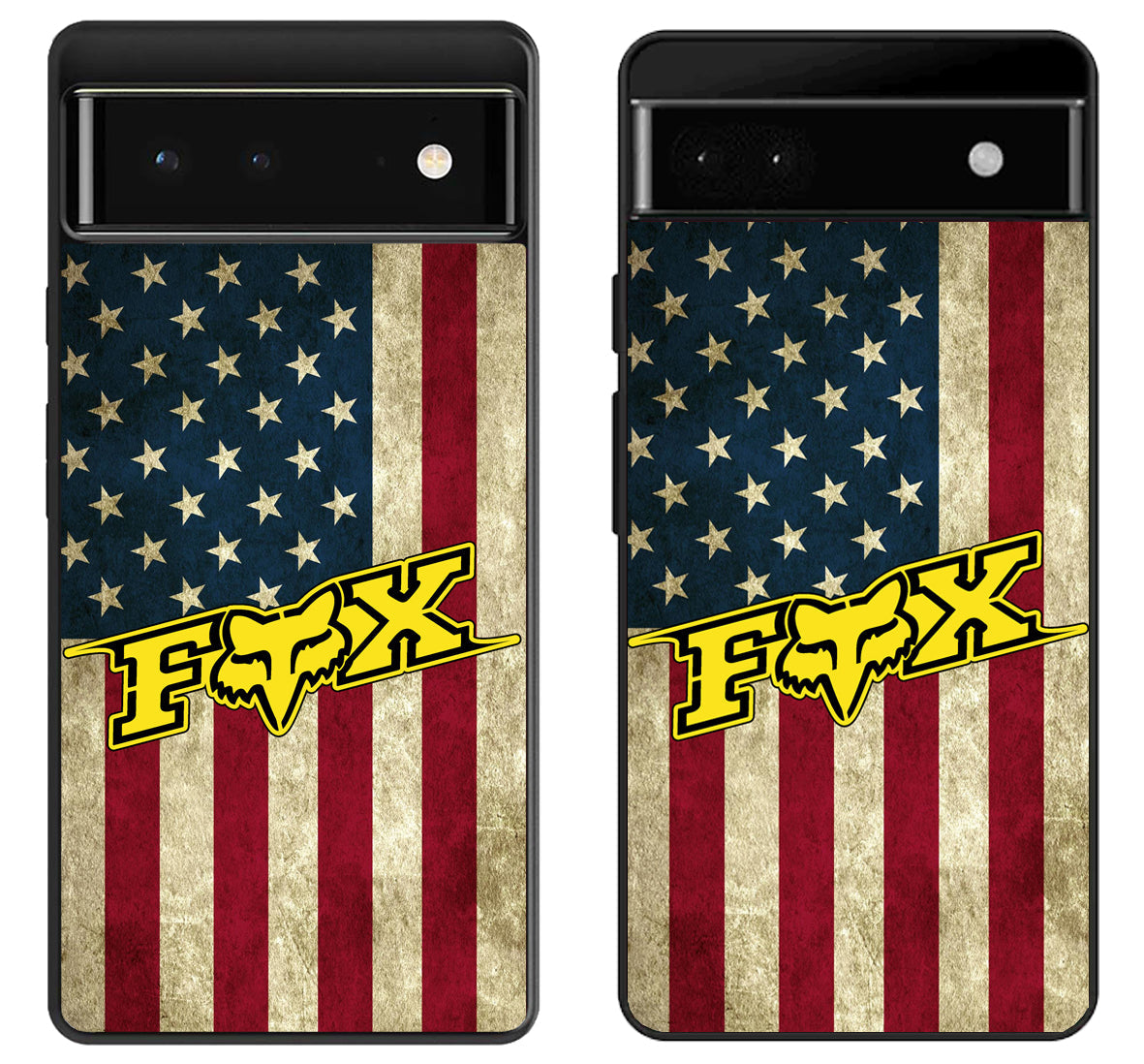 Fox Racing Logo Flag Google Pixel 6 | 6A | 6 Pro Case