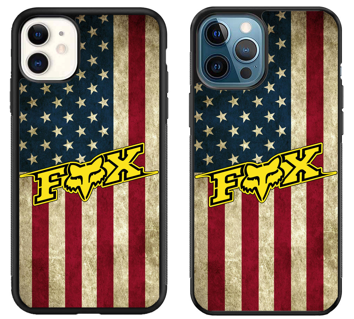 Fox Racing Logo Flag iPhone 11 | 11 Pro | 11 Pro Max Case