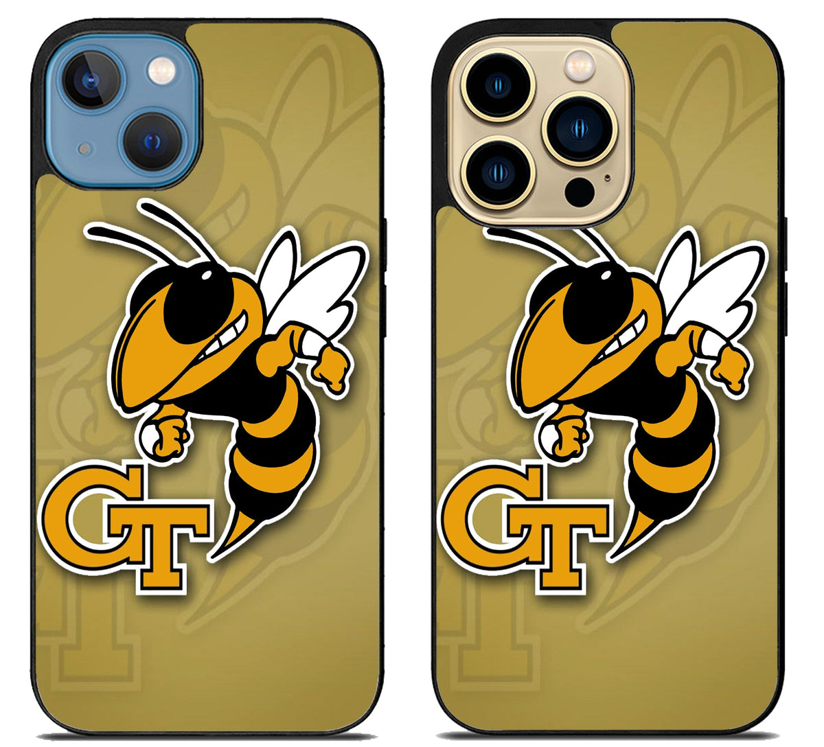 Georgia Tech Yellow Jackets Background iPhone 14 | 14 Plus | 14 Pro | 14 Pro Max Case