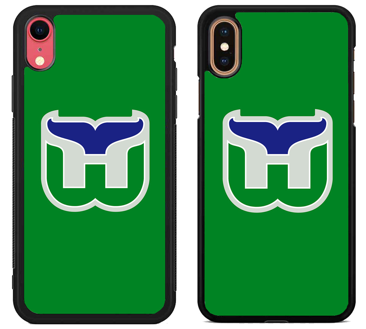 Hartford Whalers Green Logo iPhone X | Xs | Xr | Xs Max Case