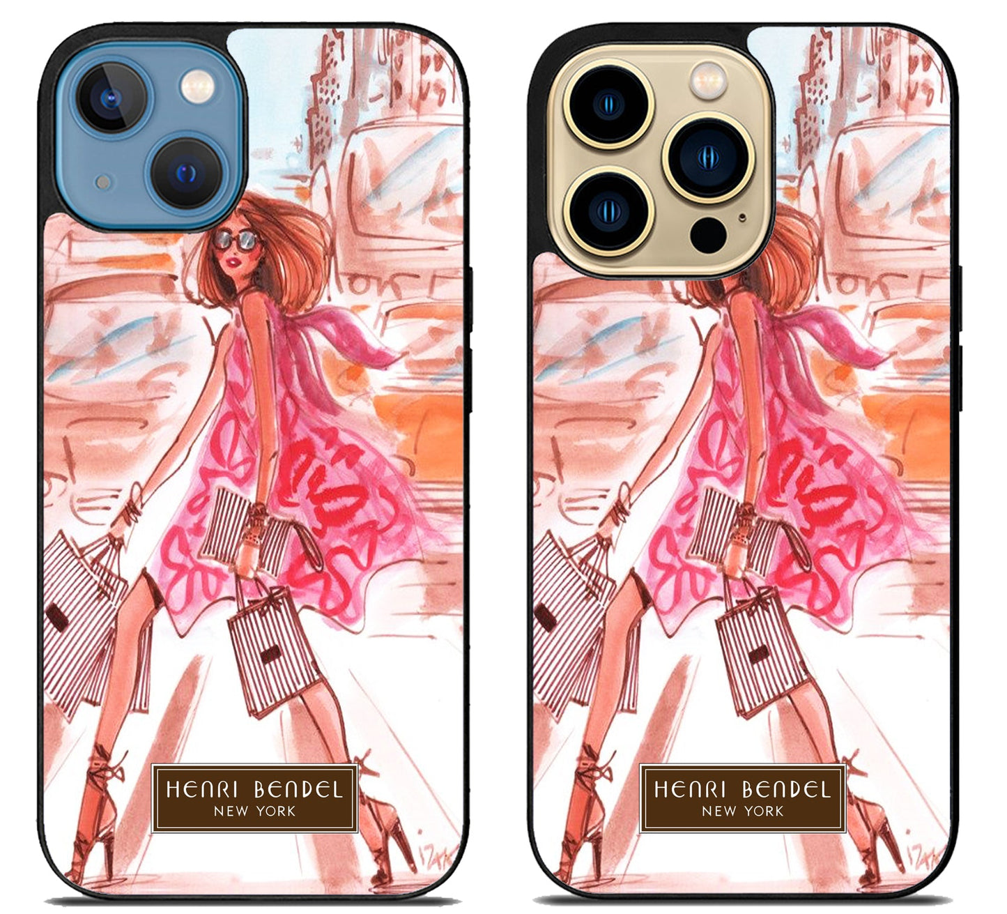 Henri Bendel Style iPhone 14 | 14 Plus | 14 Pro | 14 Pro Max Case