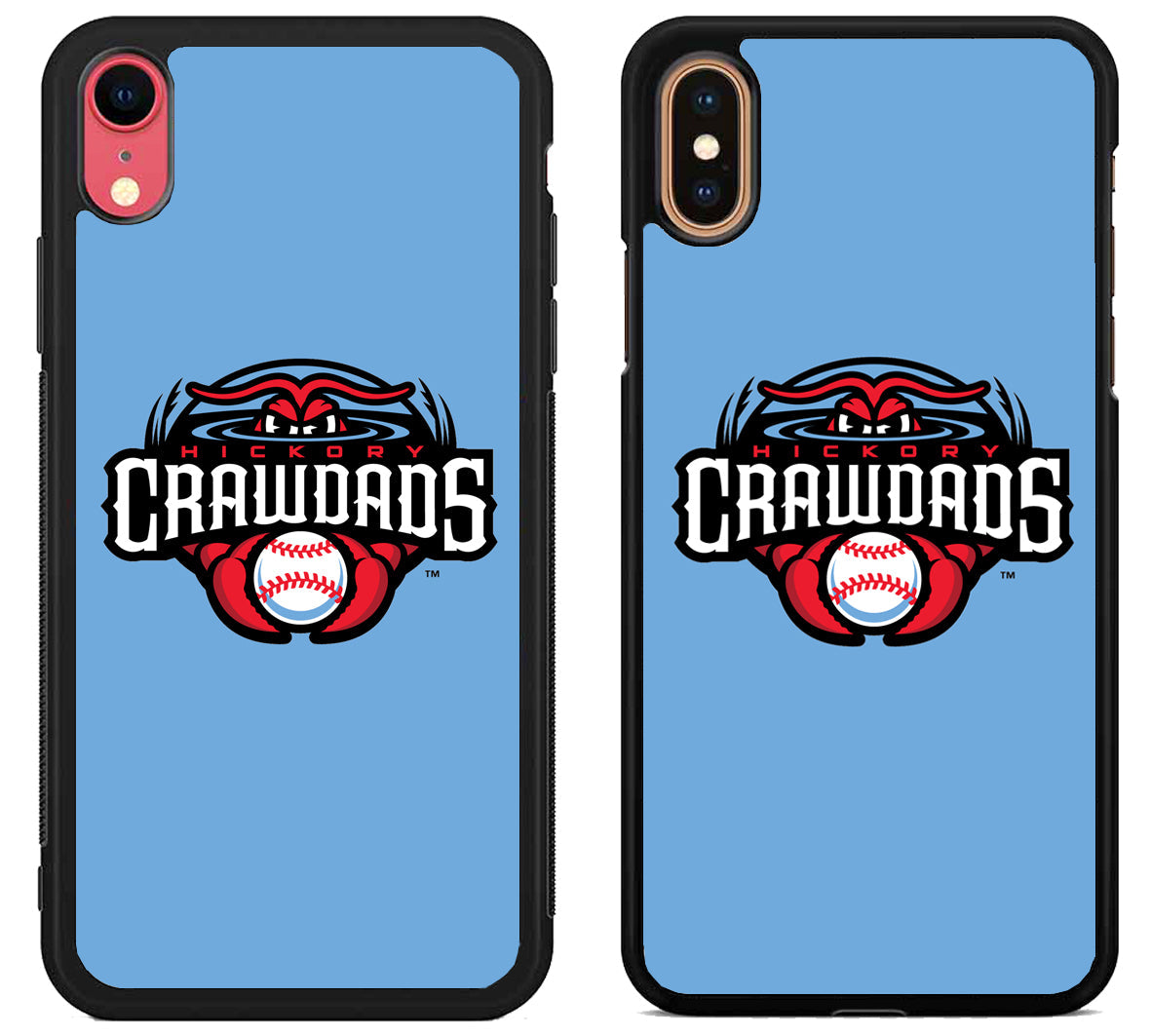 Hickory Crawdads Logo iPhone X | Xs | Xr | Xs Max Case