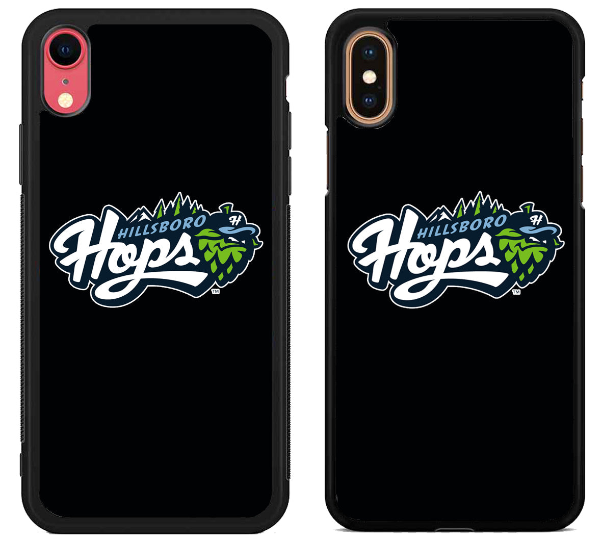 Hillsboro Hops Black iPhone X | Xs | Xr | Xs Max Case