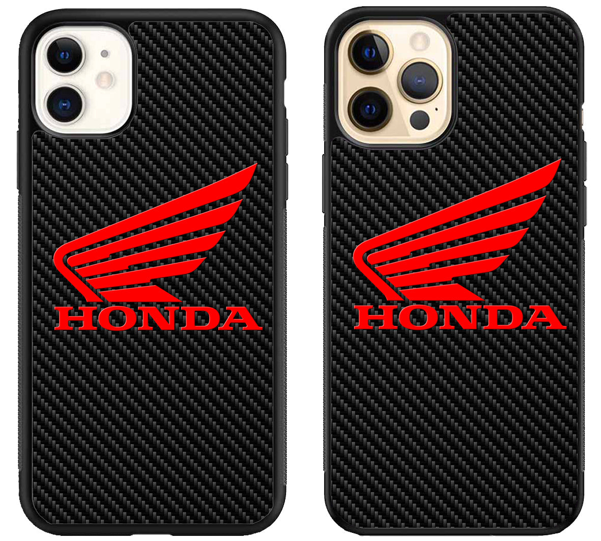 Honda Carbon Logo iPhone 12 | 12 Mini | 12 Pro | 12 Pro Max Case