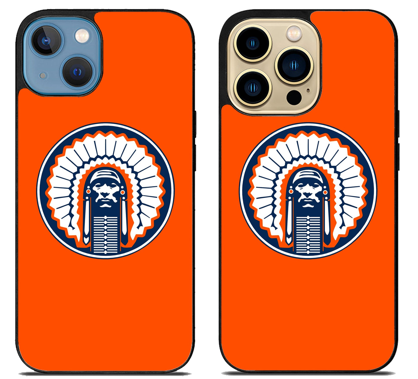 Illinois Fighting Chief Illini Logo iPhone 14 | 14 Plus | 14 Pro | 14 Pro Max Case