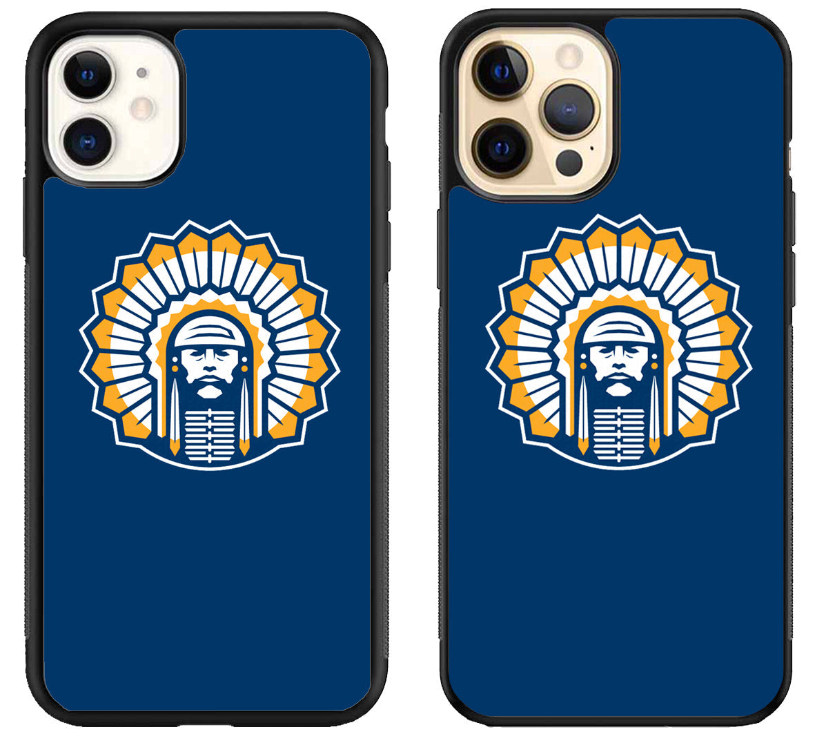 Illinois Fighting Chief Illini Logo iPhone 12 | 12 Mini | 12 Pro | 12 Pro Max Case