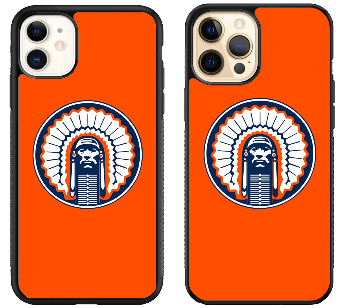 Illinois Fighting Chief Illini Logo iPhone 12 | 12 Mini | 12 Pro | 12 Pro Max Case