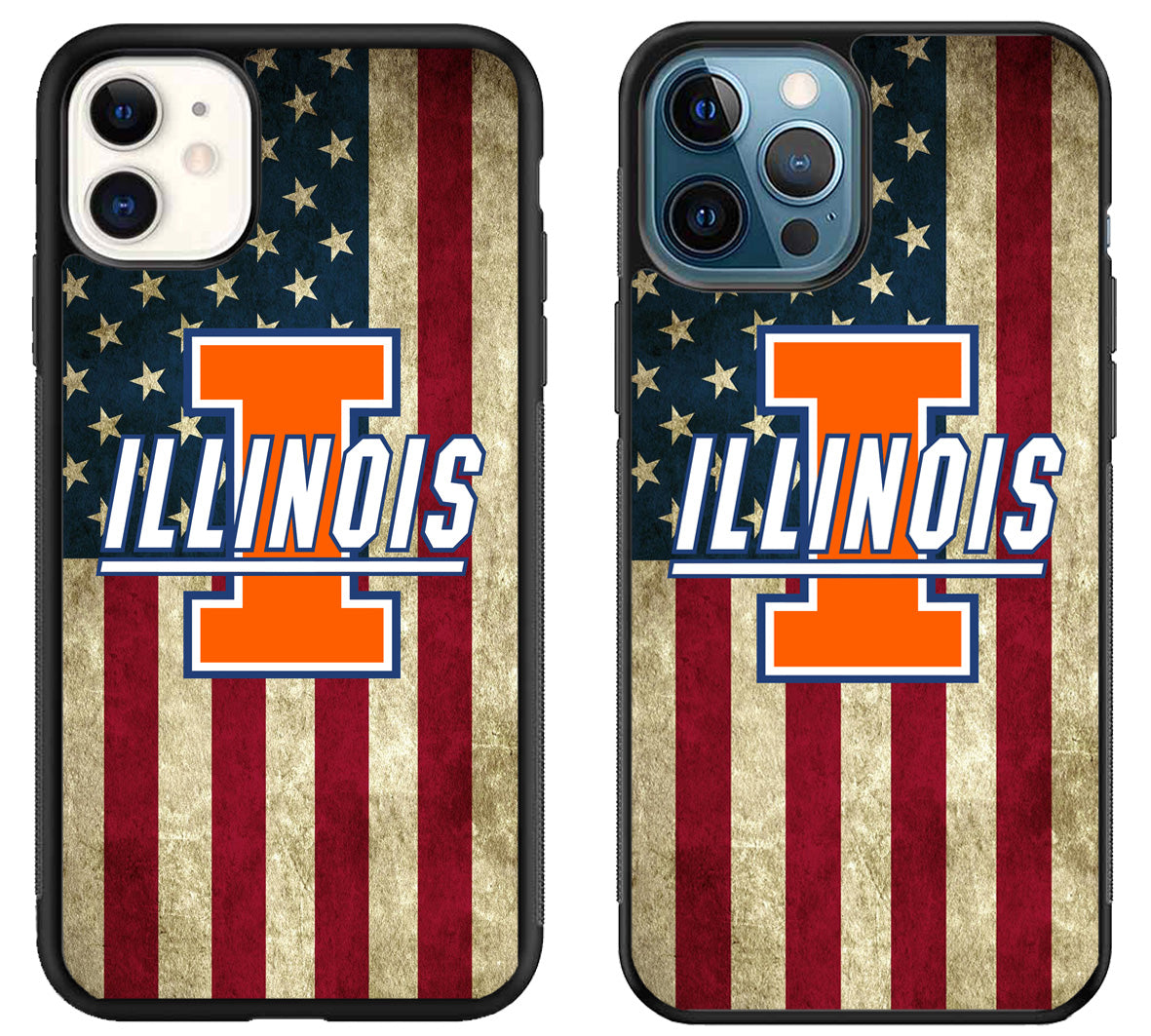 Illinois Fighting Illini Flag iPhone 11 | 11 Pro | 11 Pro Max Case