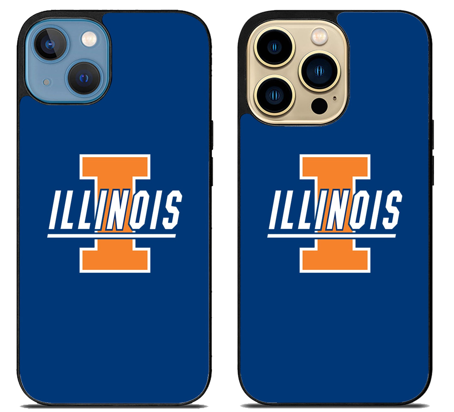 Illinois Fighting Illini Logo Blue iPhone 14 | 14 Plus | 14 Pro | 14 Pro Max Case