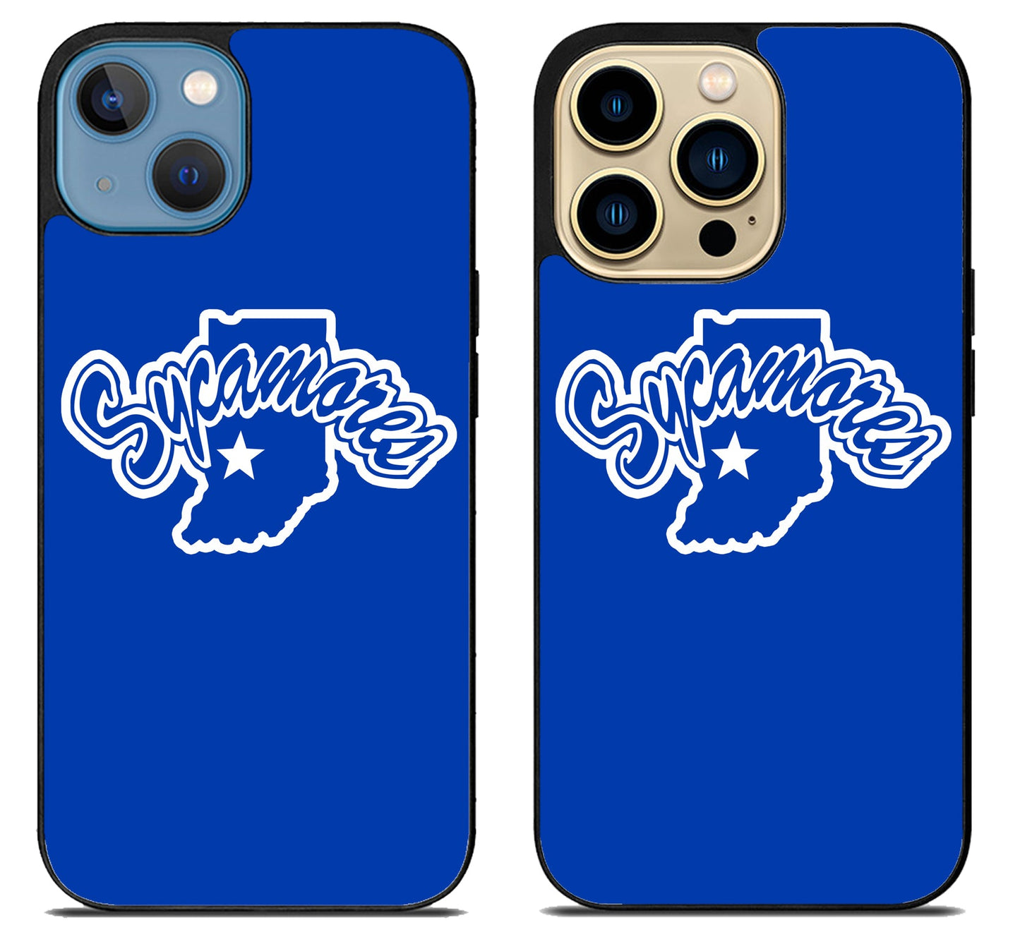 Indiana State Sycamores Blue iPhone 14 | 14 Plus | 14 Pro | 14 Pro Max Case