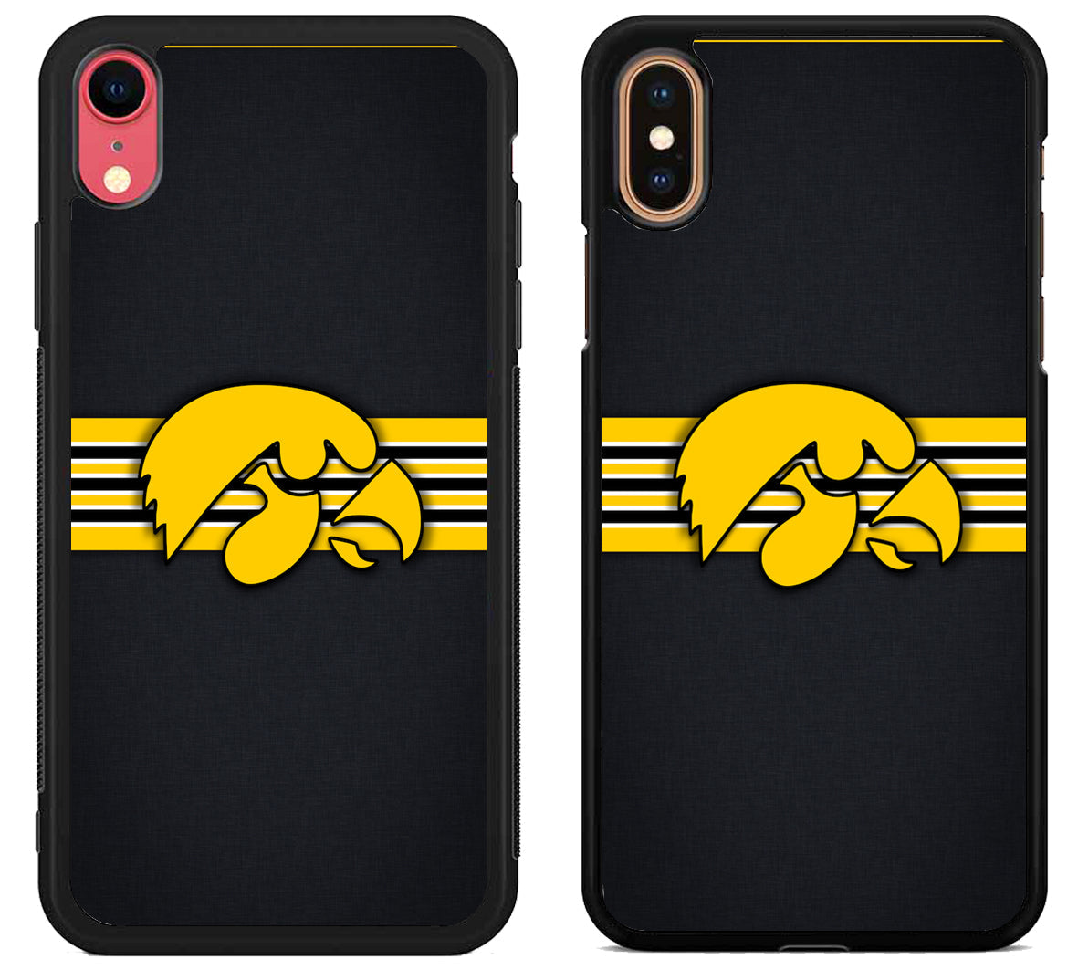Iowa Hawkeyes Stripe iPhone X | Xs | Xr | Xs Max Case