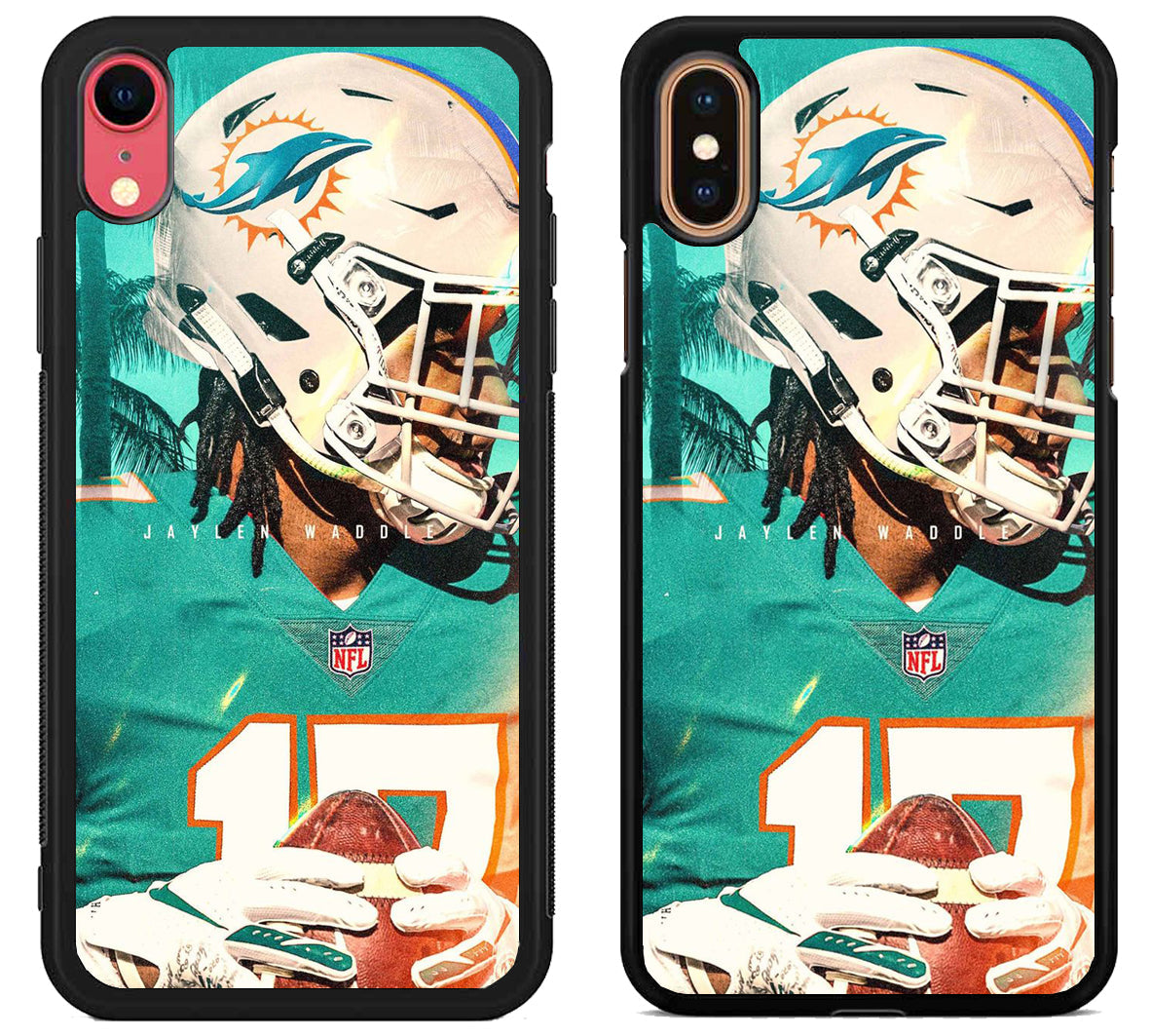 Jaylen Waddle Miami Dolphins iPhone X | Xs | Xr | Xs Max Case