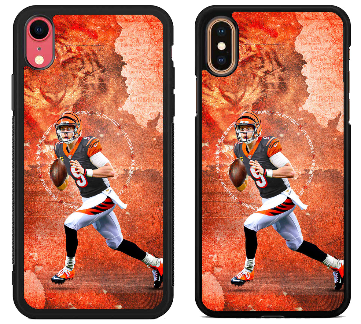 Joe Burrow Cincinnati Bengals Wallpaper iPhone X | Xs | Xr | Xs Max Case