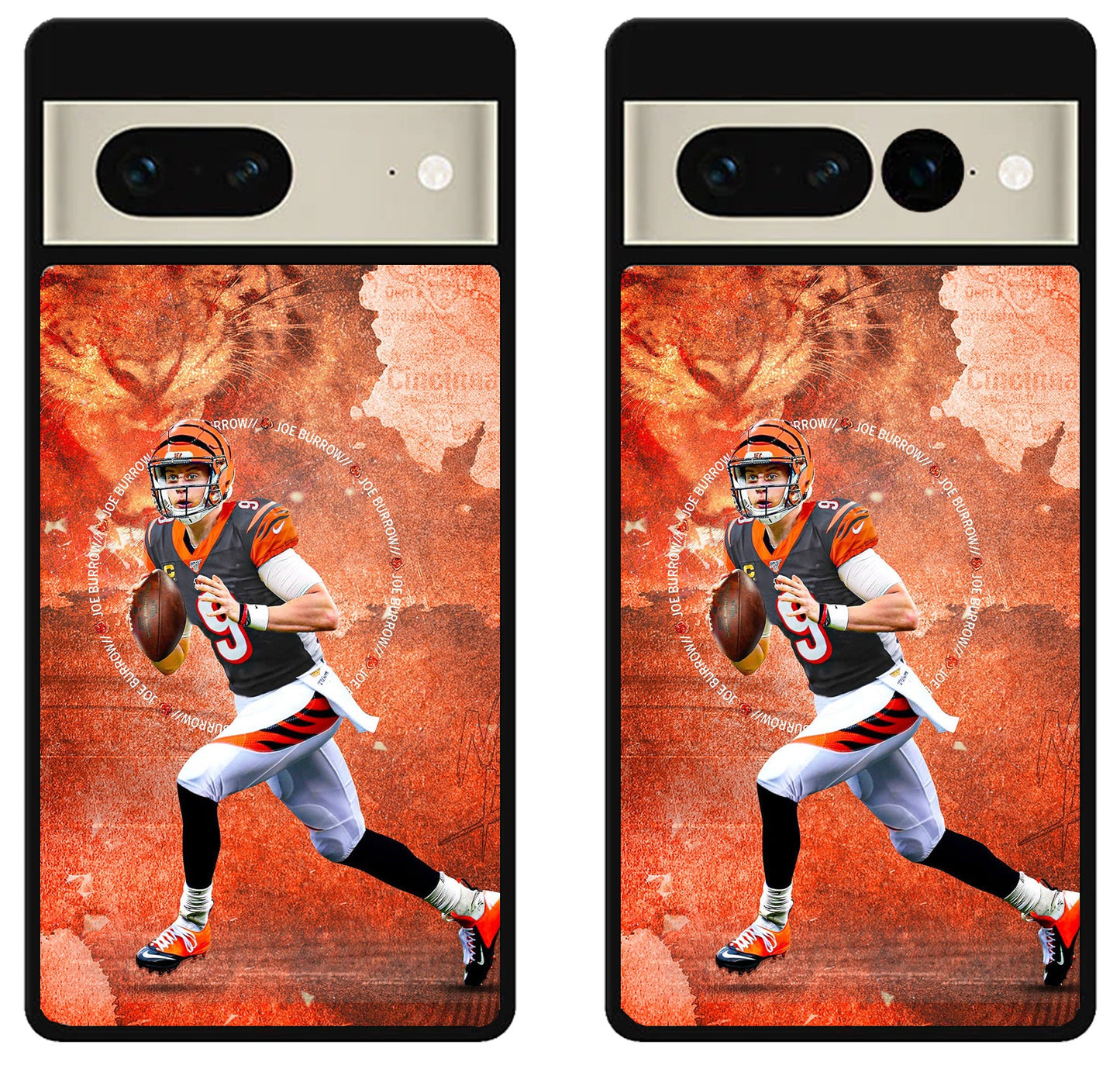 Joe Burrow Cincinnati Bengals Wallpaper Google Pixel 7 | 7 Pro Case